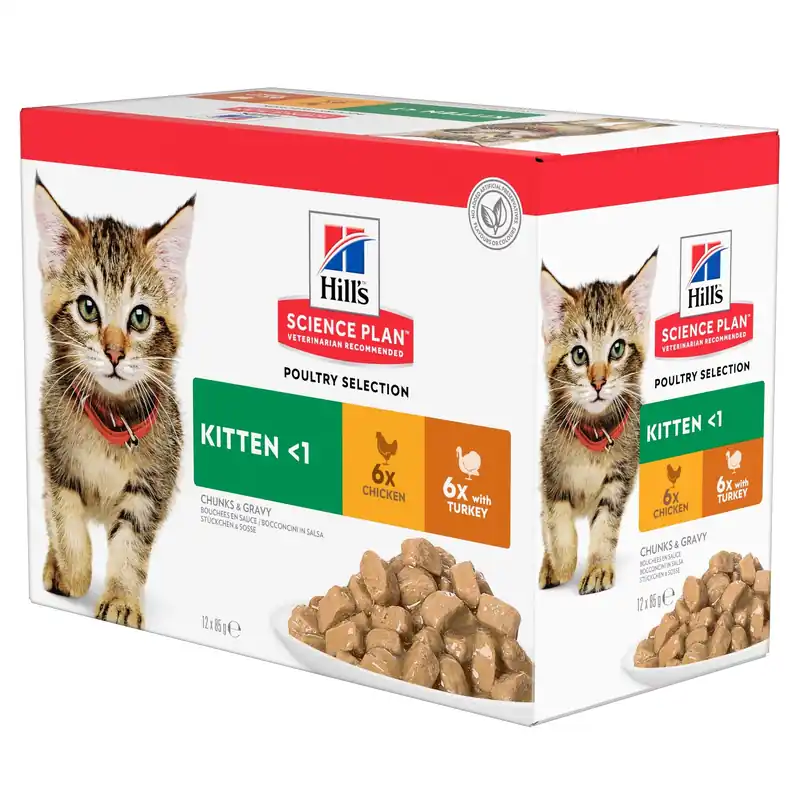 Dagaanbieding Hill‘s Science Plan - Kitten - Maaltijdzakje - Poultry Selection