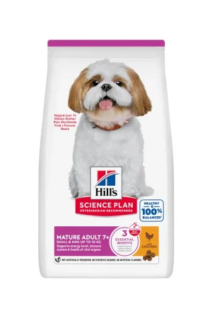 Hill‘s Science Plan Small & Mini - Mature Adult 7+ - Kip Gratis Retour