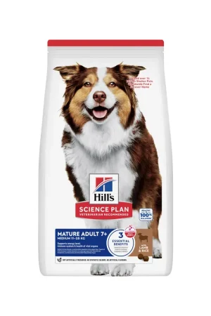 Hill‘s Science Plan - Medium - Mature Adult 7+ - Lam & Rijst Nu Kopen