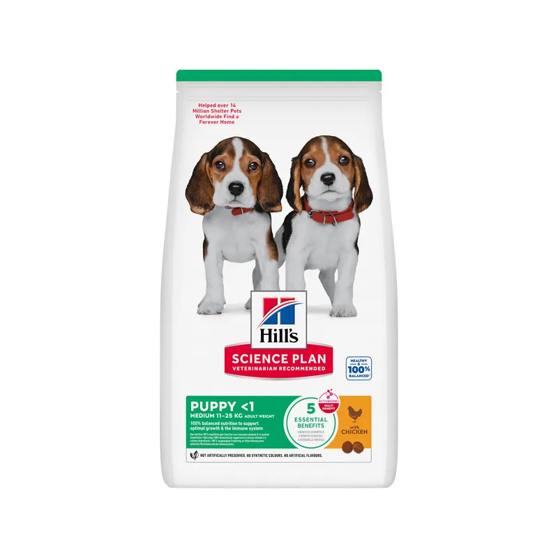 Hill‘s Science Plan - Puppy - Medium - Kip Tijdelijk Beschikbaar
