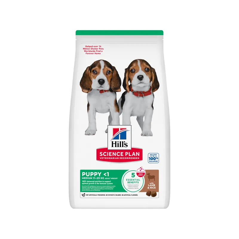 Aanbieding Hill‘s Science Plan - Puppy - Medium - Lam & Rijst