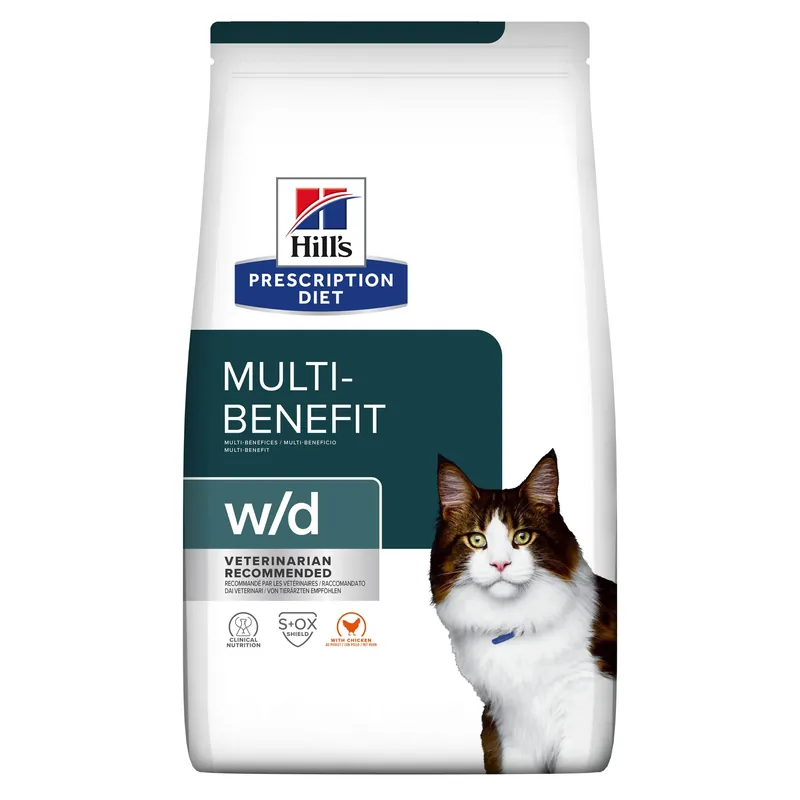Uitverkoop Hill‘s w/d Low Fat/Diabetes/Colitis - Prescription Diet - Feline