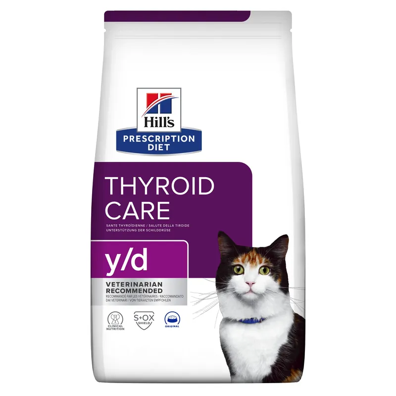 Hill‘s y/d Thyroid Care - Prescription Diet - Feline Hoge Kwaliteit