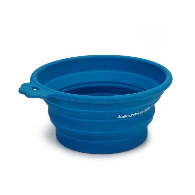Beeztees Inklapbare Voer- en Drinkbak Blauw Ø 17 cm Direct Verzonden