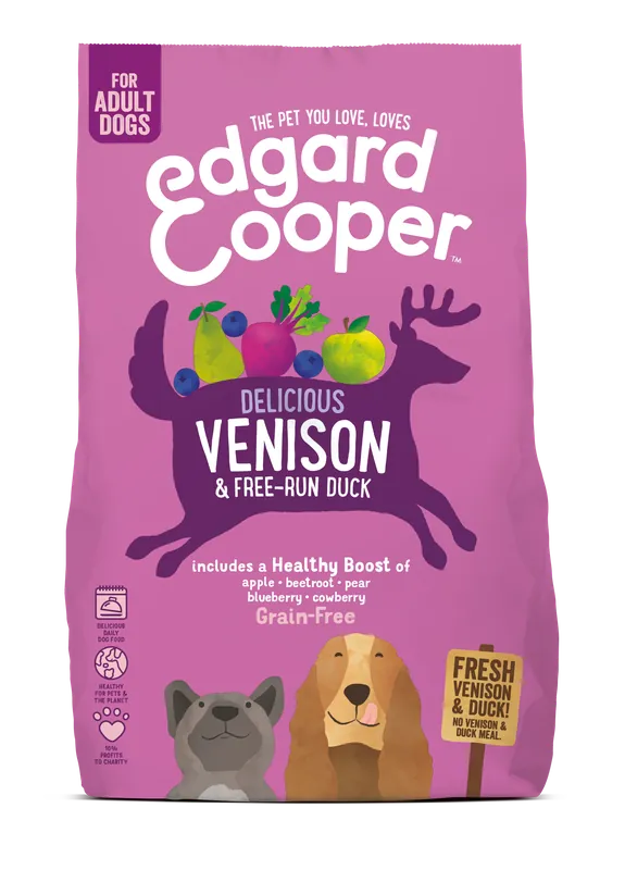 Koop Online Edgard & Cooper hondenvoer Adult hert en eend 700 gr