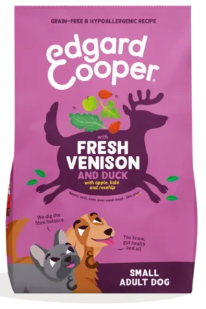 Merkproduct Edgard & Cooper Hondenvoer Adult Hert en Eend S 3 kg