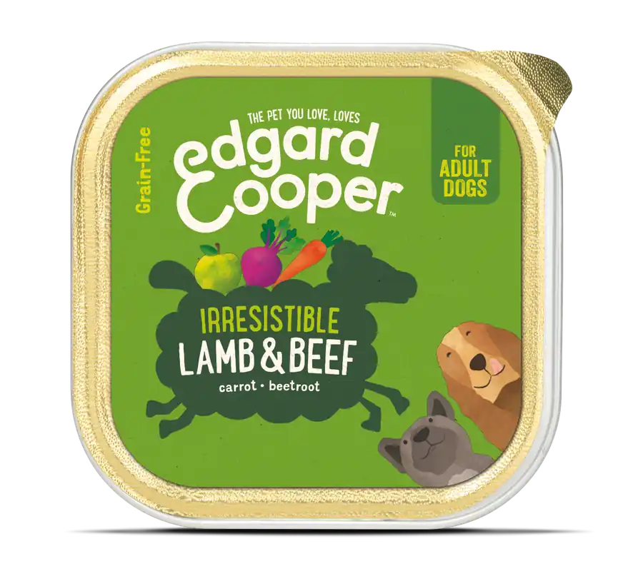Betrouwbaar Edgard & Cooper hondenvoer Adult lam en rund 300 gr