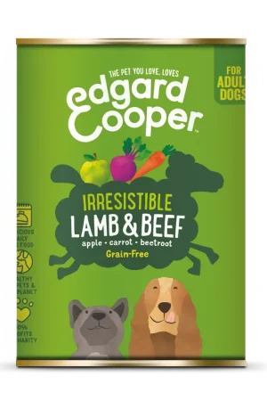 Edgard & Cooper hondenvoer Adult lam en rund 400 gr Laatste Kans