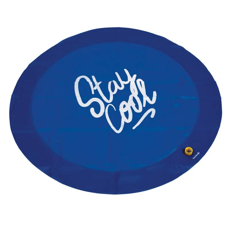 Premium Beeztees Sprinklermat Stay Cool blauw 100 cm