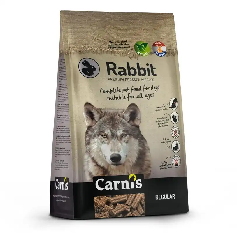 Beperkte Voorraad Carnis hondenvoer Konijn Regular 4 kg