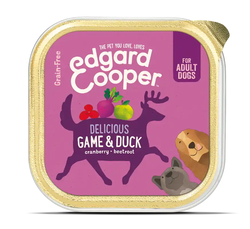 Edgard & Cooper hondenvoer Adult wild en eend 300 gr Bestel Nu