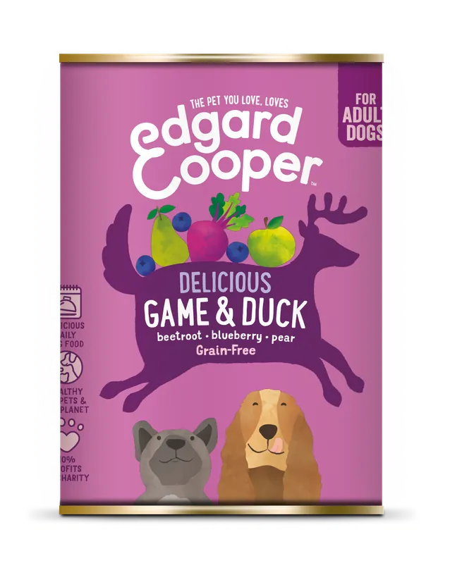 Edgard & Cooper hondenvoer Adult wild en eend 400 gr Finale Uitverkoop