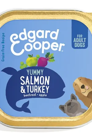 Edgard & Cooper hondenvoer Adult Zalm en Kalkoen 150 gr Meest Verkocht