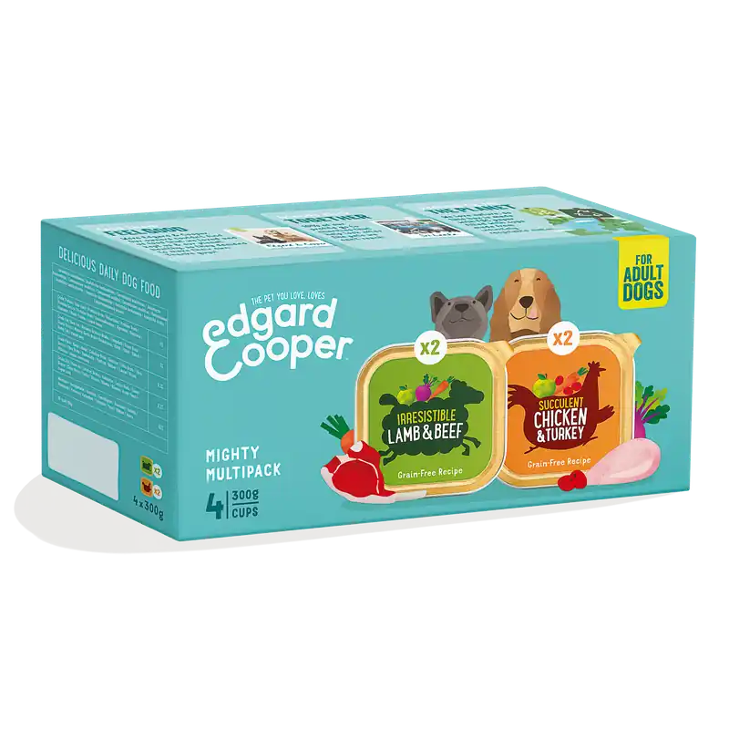 Flitsaanbieding Edgard & Cooper hondenvoer kip en lam graanvrij 4 x 300 gr