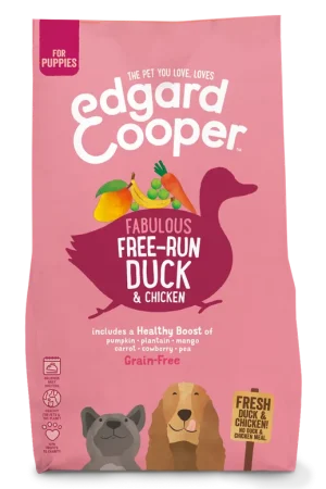 Edgard & Cooper hondenvoer Puppy eend en kip 2,5 kg Laatste Versie