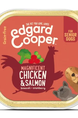 Edgard & Cooper hondenvoer Senior kip en zalm 150 gr Exclusieve Aanbieding