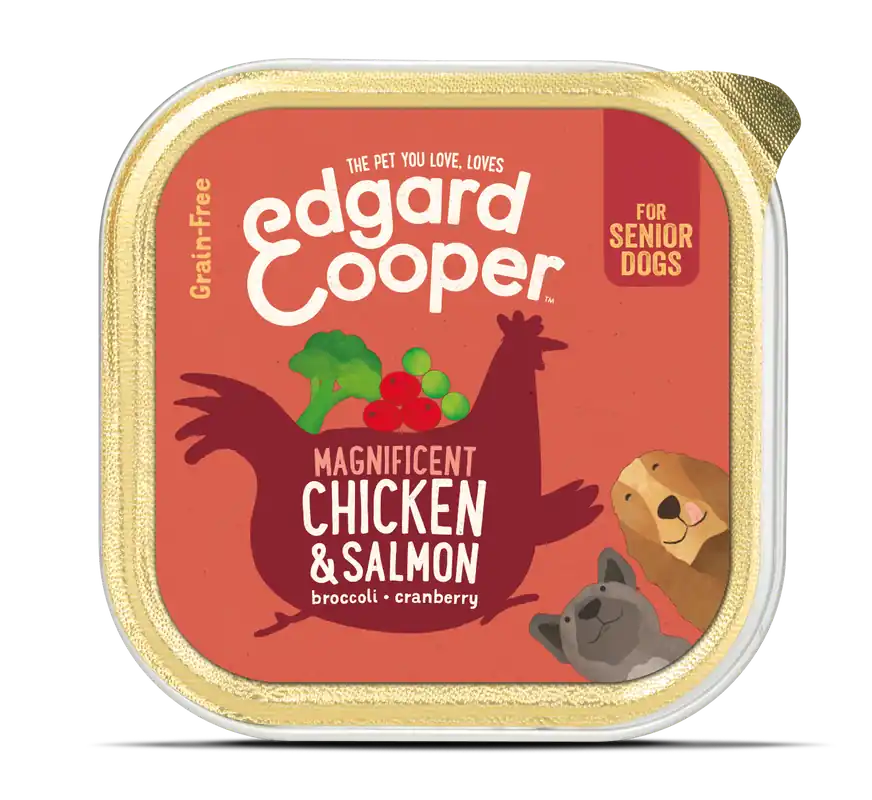 Edgard & Cooper hondenvoer Senior kip en zalm 150 gr Exclusieve Aanbieding