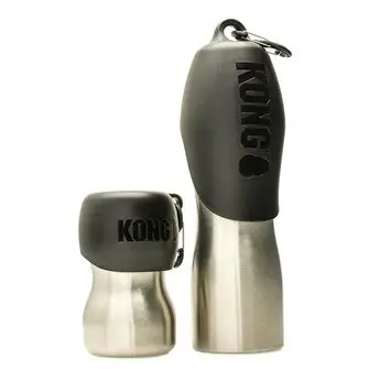 Bestel Nu Kong H2O Drinkfles voor Honden Black