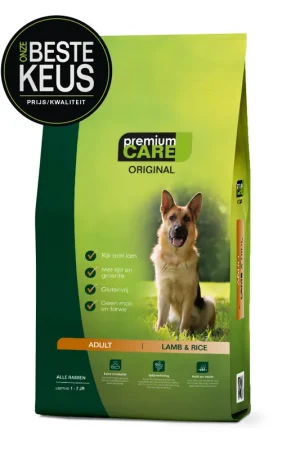 Premium Care Original Adult Lamb & Rice 3 kg Korting