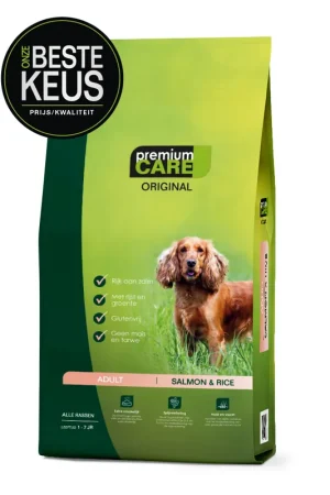 Premium Care Original Adult Salmon & Rice 3 kg Favoriet