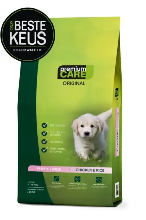 Lage Prijs Premium Care Original Puppy Large Chicken & Rice 3 kg