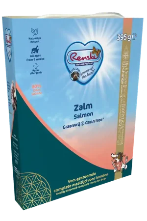 Veilige Betaling Renske Vers hondenvoer Graanvrij zalm 395 gr