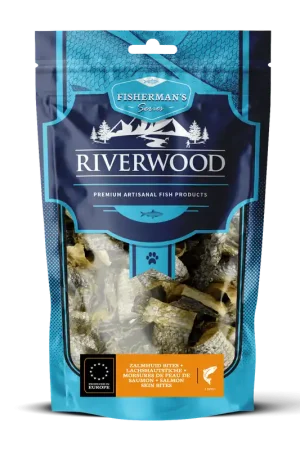 Koopje Riverwood Zalmhuid Bites 100 gr