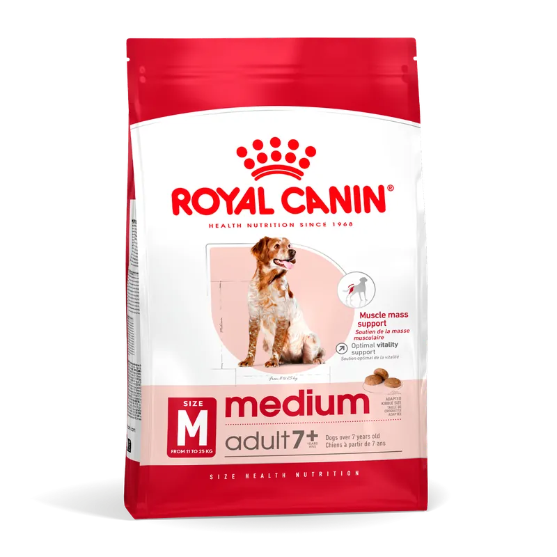 Koop Online Royal Canin Hondenvoer Medium Adult 7+ 15 kg