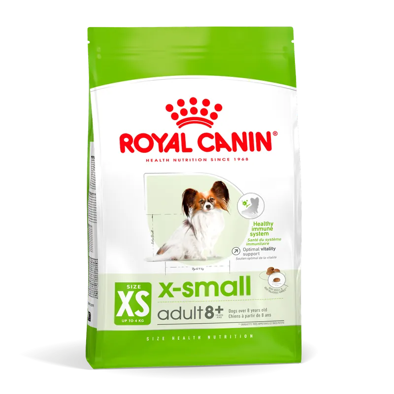Koop Online Royal Canin Hondenvoer X-Small Adult 8+ 1.5 kg