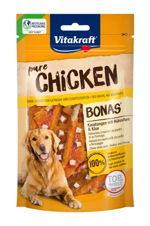 Gratis Retour Vitakraft Chicken Bonas Kip & Kaas 80 gr
