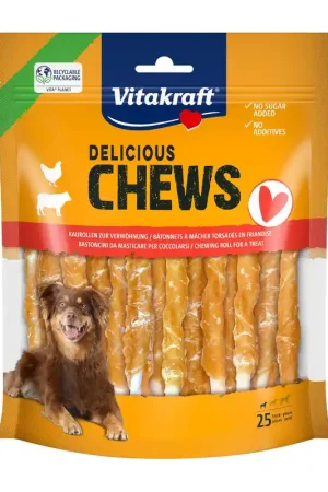 Favoriet Vitakraft DeliCHEWS Kauwrollen 25 st
