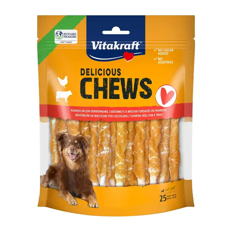Favoriet Vitakraft DeliCHEWS Kauwrollen 25 st