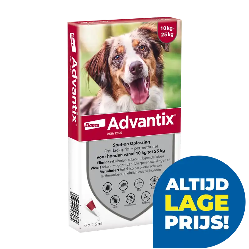 Rechtstreeks Van De Fabrikant Advantix 250 6 pipetten