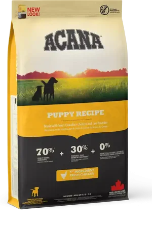 Acana Dog hondenvoer Puppy Recipe 11,4 kg Weekendaanbieding