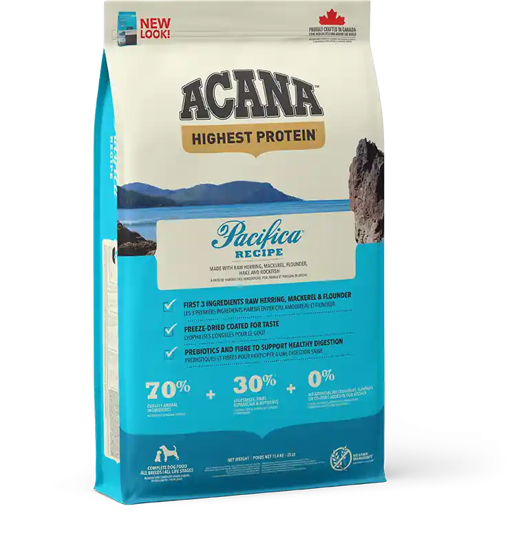 Shop Nu Acana Highest Protein hondenvoer Pacifica 11,4 kg