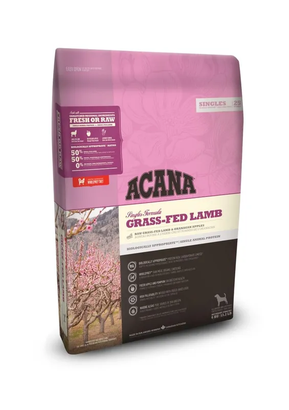 Acana Singles hondenvoer Grass-Fed Lamb 11,4 kg Meest Verkocht
