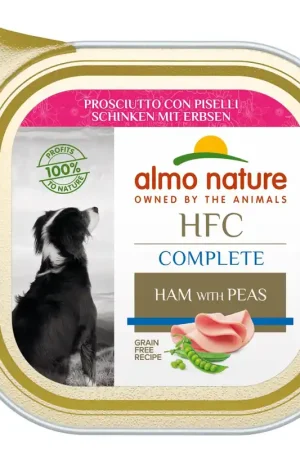 Almo Nature hondenvoer HFC Complete Ham met Erwten 85 gr Uitverkoop