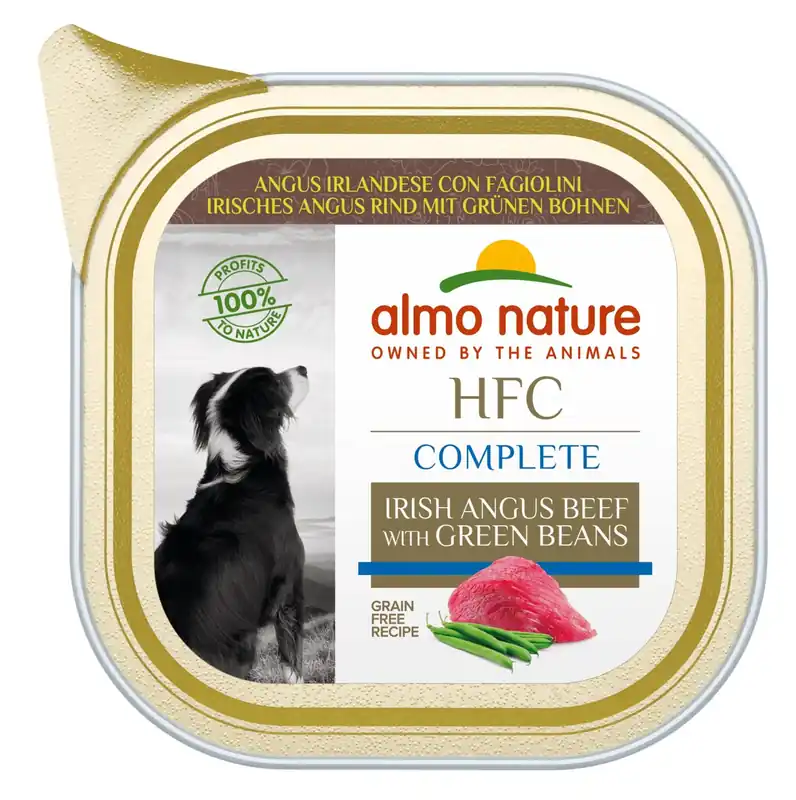 Almo Nature hondenvoer HFC Complete Iers Angus Beef/Groene Bonen 85 gr Bestseller