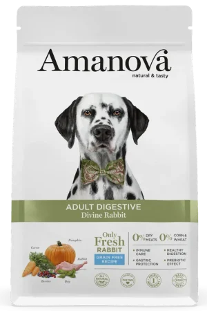 Amanova Hondenvoer Adult Digestive Divine Rabbit 2 kg Weekendaanbieding