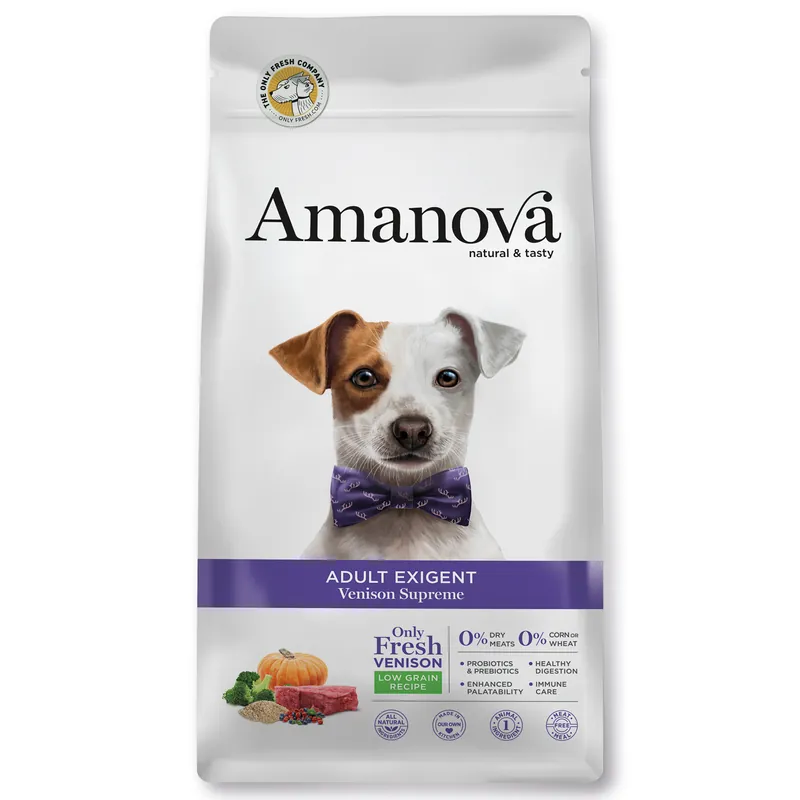 Amanova Hondenvoer Adult Exigent Venison Supreme 2 kg Merkproduct