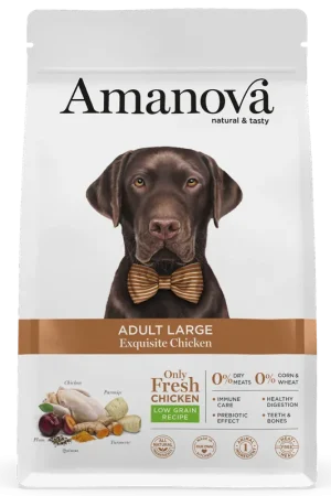 Amanova Hondenvoer Adult Large Exquisite Chicken 12 kg Uitverkoop