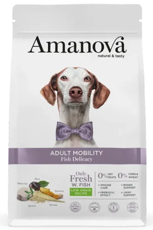 Snelle Levering Amanova Hondenvoer Adult Mobility Fish Delicacy 2 kg