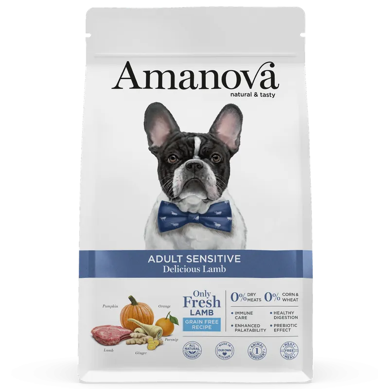 Amanova Hondenvoer Adult Sensitive Delicious Lamb 2 kg Shop Nu