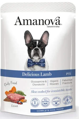 Beste Prijs Amanova Hondenvoer Delicious Lamb & Pumpkin 100 gr