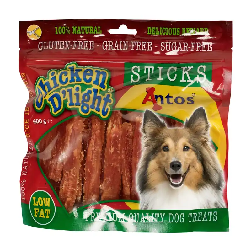 Antos Chicken D‘Light Sticks 400 gr Lage Prijs