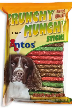 Antos Crunchy Munchy Sticks Assorti 13 cm 10 mm 1 kg Actieprijs