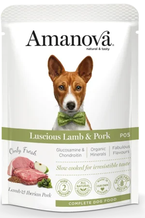 Amanova Hondenvoer Luscious Lamb & Pork 300 gr Favoriet