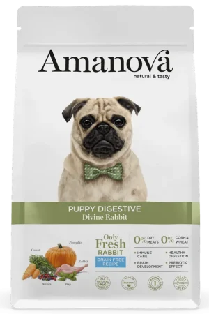 Actieprijs Amanova Hondenvoer Puppy Digestive Divine Rabbit 2 kg