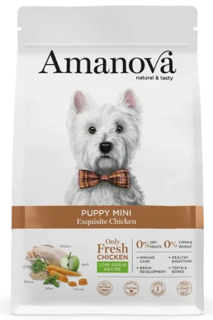 Amanova Hondenvoer Puppy Mini Exquisite Chicken 2 kg Express Levering