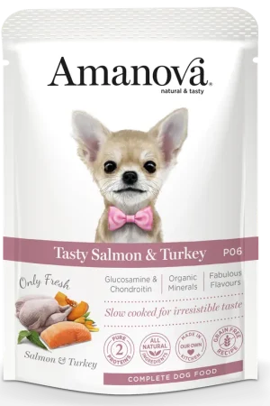 Amanova Hondenvoer Tasty Salmon & Turkey 100 gr Betaalbaar